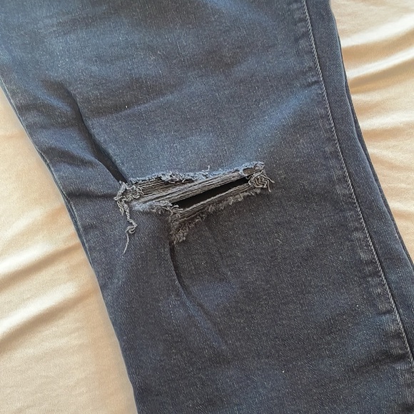 O.G. Straight High Rise Black Jeans - Picture 4 of 6